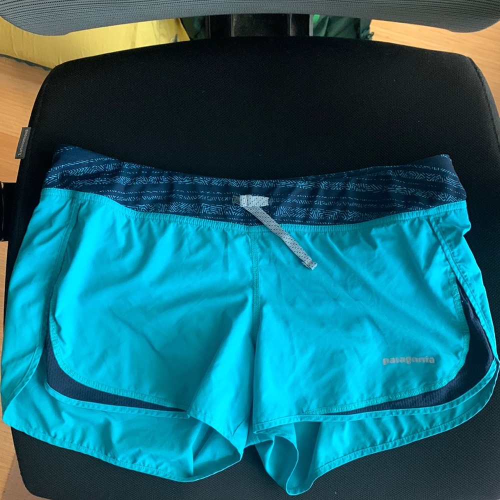 Patagonia running shorts with liner